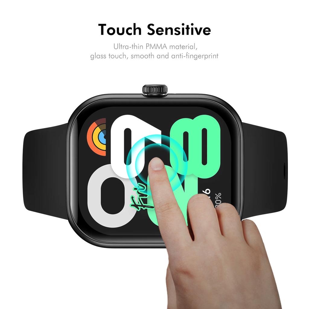 For Xiaomi Redmi Watch Move Screen Protector ENKAY HAT PRINCE 3D Curved PC + PMMA Ultra Clear Film