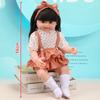 56Cm Reborn Simulation Barbie Gift Doll Baby Soft Gel Girl Toy Set Children's Doll