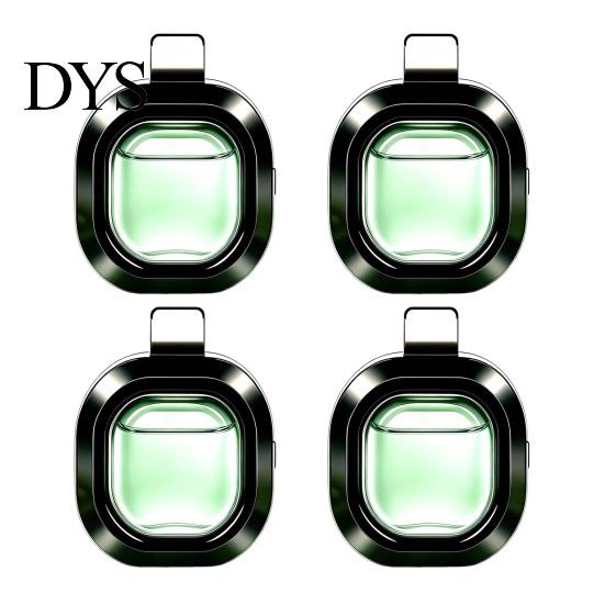 Car Air Freshener Vent Clip 4Pcs Freshener, Wind-Powered Scent Diffuser Fresh Interior Decor with Breathable Membrane, Leak-Proof Odor Eliminator for