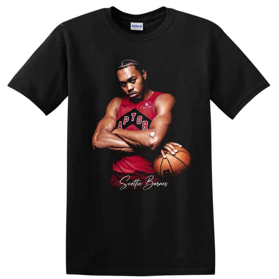 Scottie Barnes Basketball Player Toronto Raptors T Shirt Slam Dunk Tee