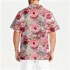 Men's Casual Short,Sleeved V,Neck Printed Front Pocket Top