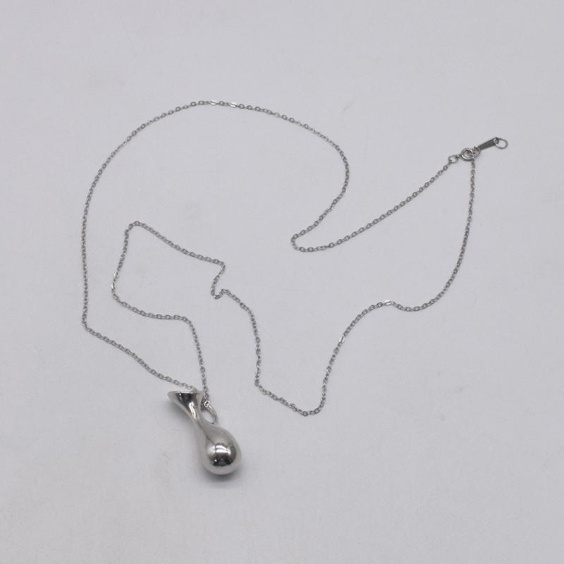 

Легкое роскошное модное длинное ожерелье с подвеской в виде бутылки с водой для женщин и девочек, высококачественная цепочка для свитера, ювелирные изделия, аксессуары, подарки серебряный