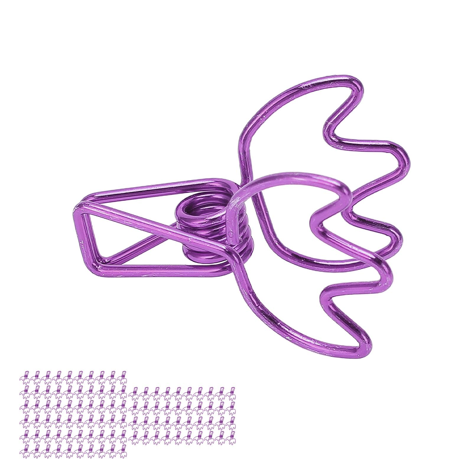 

100Pcs Crown Shape Paper Clips Cartoon Cute Metal Clips for Supplies School Document Ticket Handbook
