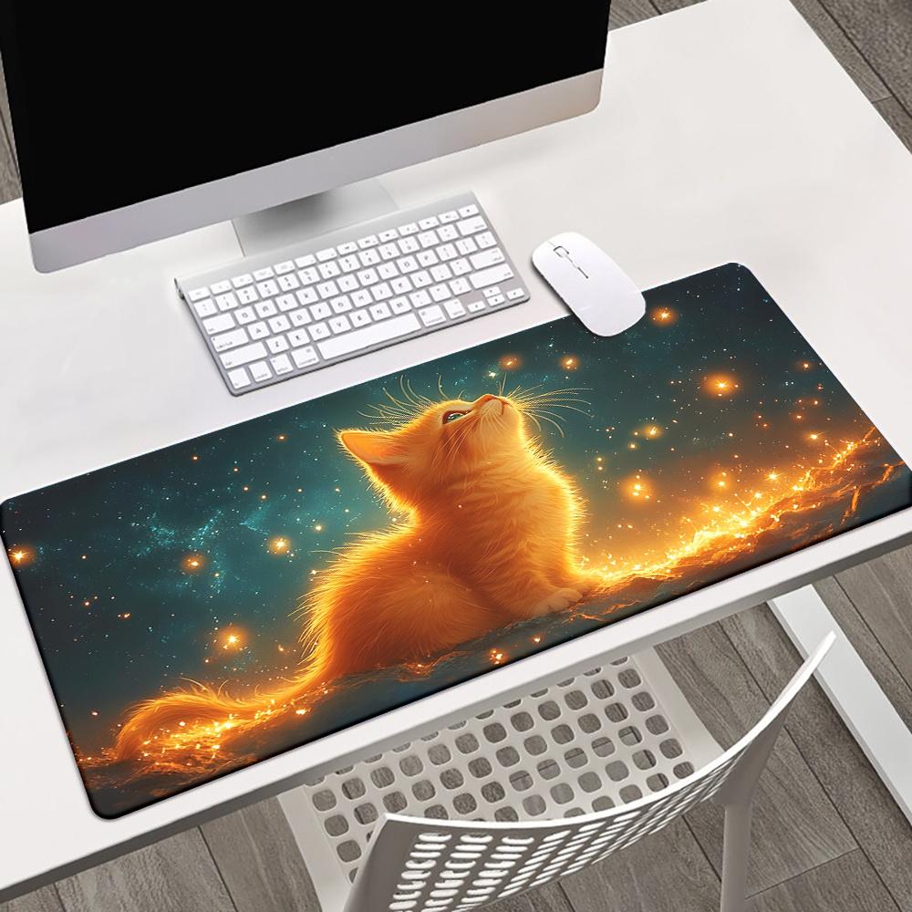 Gamer Accessories Gaming Mouse Pad Desk Mat Cloth Surface Anti Slip Rubber Base Large Pad for PC Laptop Keyboard