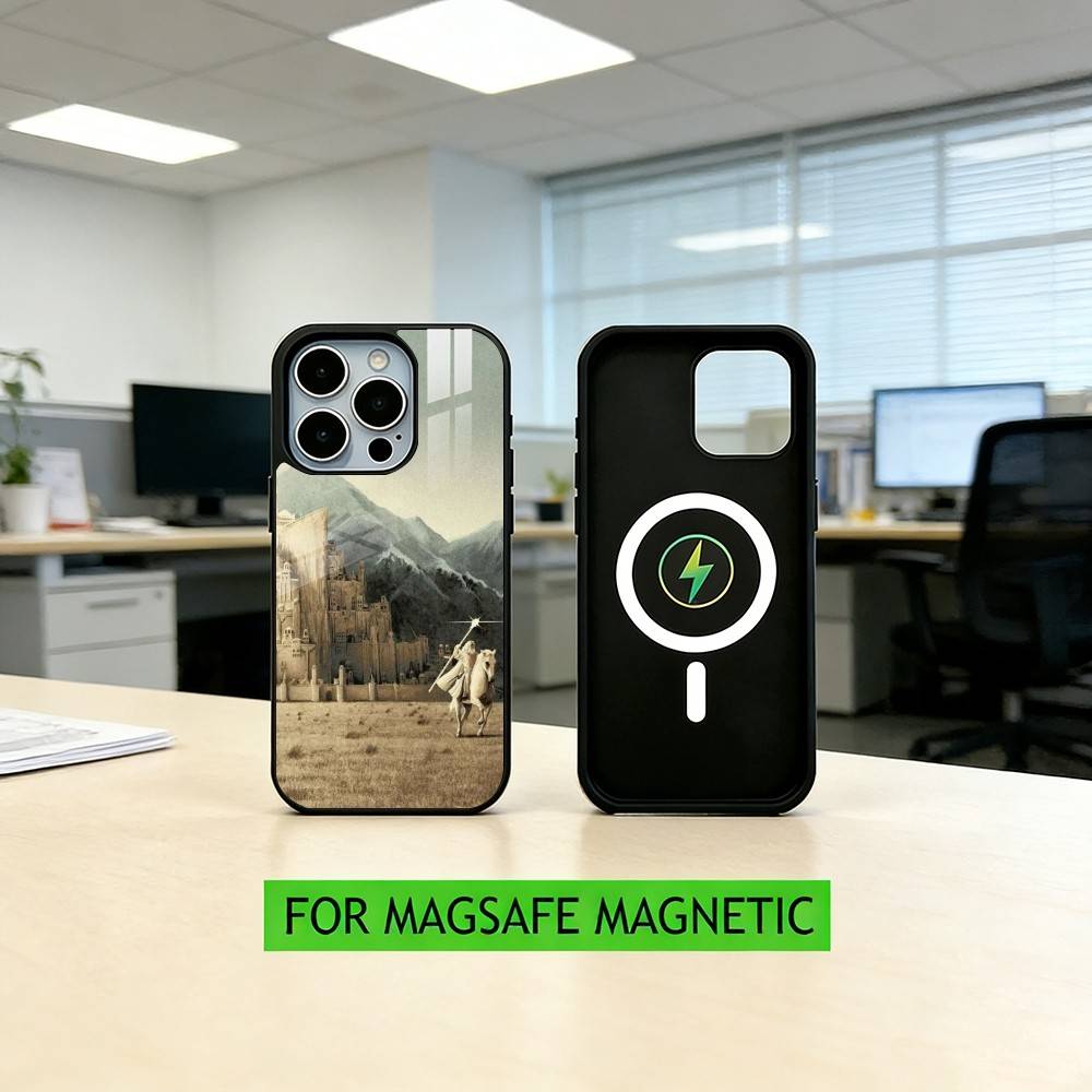 The L-lord of the R-rings Phone Case For iPhone17,16,15,14,13,12,11 Plus,Pro Magnetic with Magsafe Wireless Charging