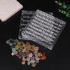 A Collection Of Natural Stones Storage Box For Children'S Experiments, 1Set Of Minerals And Gems For Creativity Gift