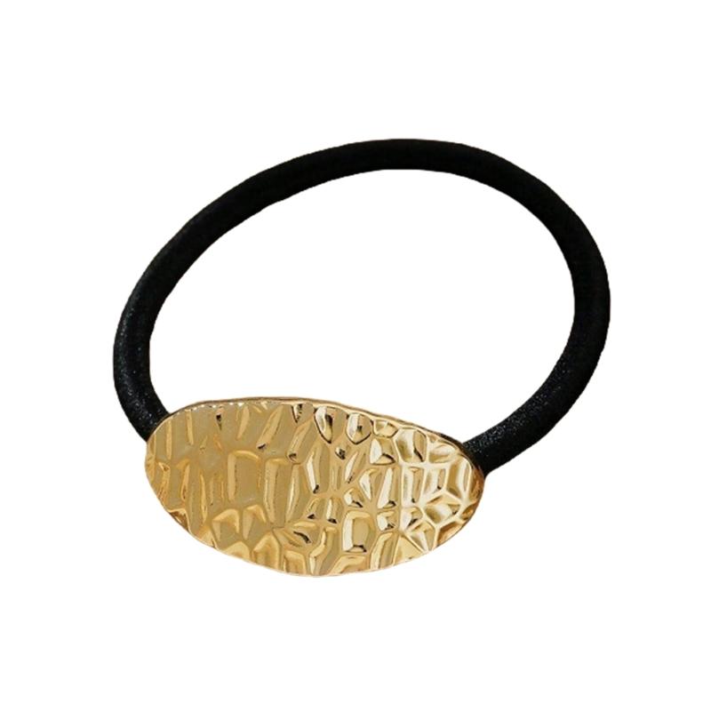 

Элегантные металлические резинки для волос в форме ракушки для женщин, легкие держатели для хвостика, женские резинки для волос для свадьбы и вечеринки