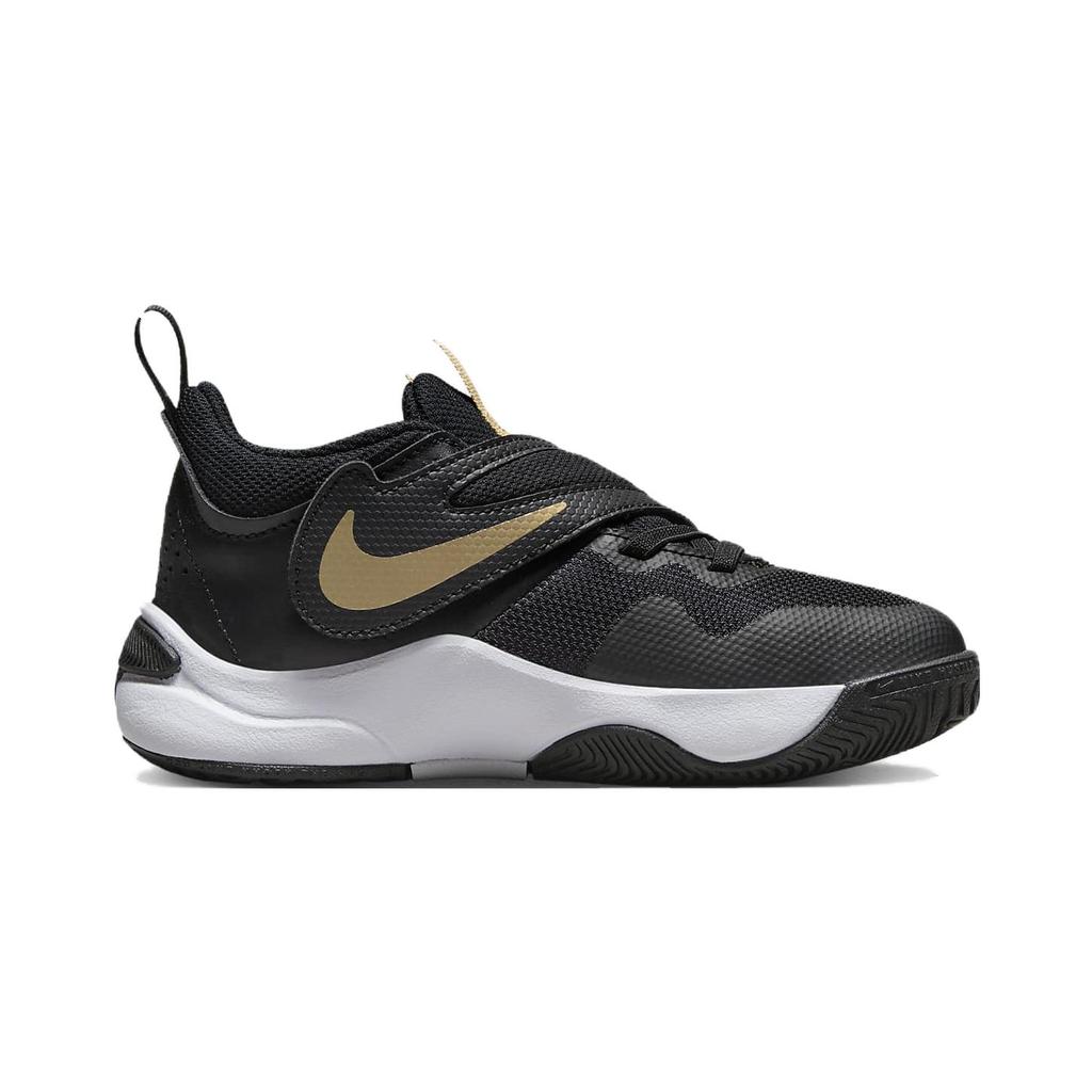 New Nike Team Hustle D 11 Durable Breathable Low-Top Children's Basketball Shoes Black Children Aged 3-7 Years Old DV8994-004