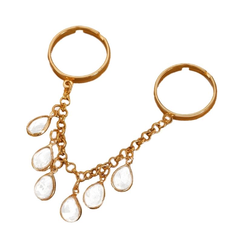 

Geometric Fringe Open Rings Hand Jewelry Fashion Finger Rings Alloy Texture Suitable for Fashion Enthusiasts Present