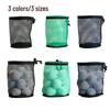 Mesh Nylon Golf Ball Bag - 3 Sizes & Colors Available