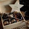 Tea Box, Wooden Tea Box with 6 Compartments