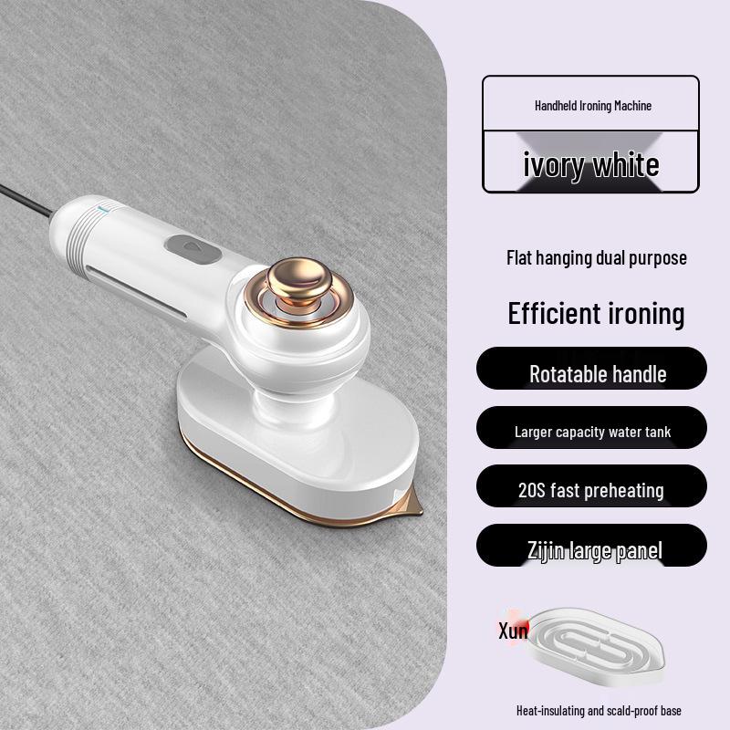 Handheld Dual-Use Wet/Dry Garment Steamer & Rotary Ironing Machine