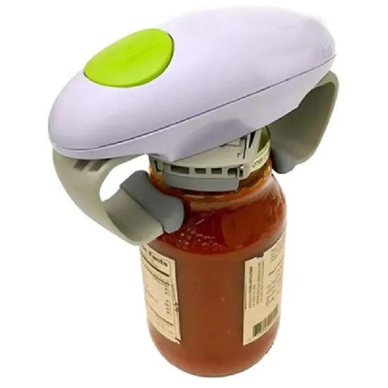 Electric Can Opener Automatic Bottle Opener Handheld Jar Tin Opener One Touch Jar Opener Kitchen Gadgets Kitchen Gadgets