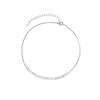 Square Cube Anklet Women's Leisure Niche Design Light Luxury Versatile Simple Foot Jewelry