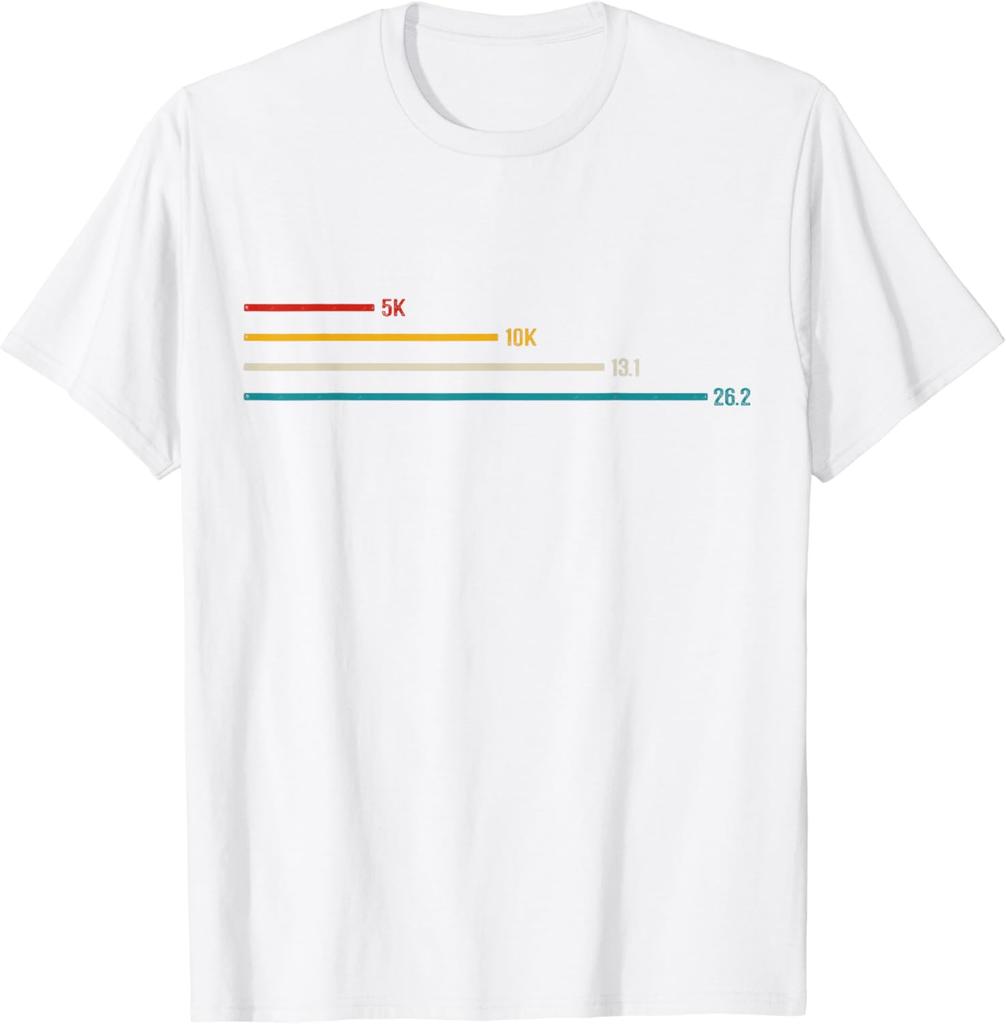 Running Vintage 26.2 Miles Marathoner Half Marathon Runner T-Shirt Women Clothing Tops Graphic T Shirts Ropa Mujer
