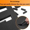 4Pcs Pick Apart Foam Insert Pluck Foam Sheet Foam Foam for Board Case Storage Drawer Toolbox Foam Inserts Organizers