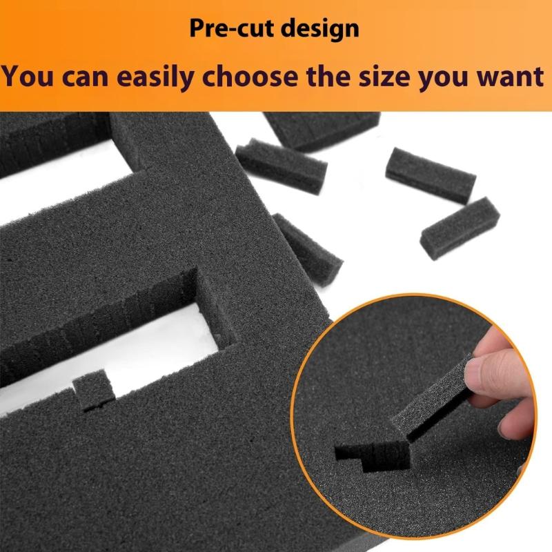 4Pcs Pick Apart Foam Insert Pluck Foam Sheet Foam Foam for Board Case Storage Drawer Toolbox Foam Inserts Organizers