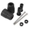 2PCS Motorcycle Frame Slider, Aluminum Alloy Anti Crash Protector, Replacement for Aprilia SR GT200