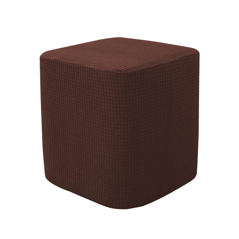 Square Ottoman Cover Stretch Ottoman Slipcover Furniture Protector Folding Storage Footrest Stool Soft Cover With Elastic Bottom