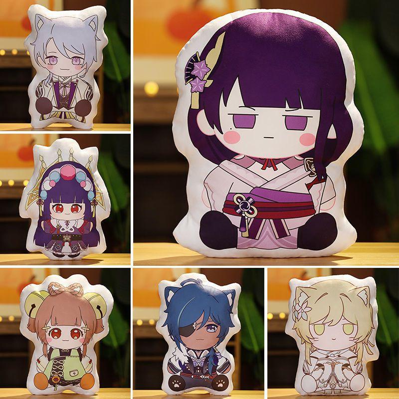 Plush Impact Genshin Pillow Toys Characters Soft Cartoon Cushion Pillow Hugging