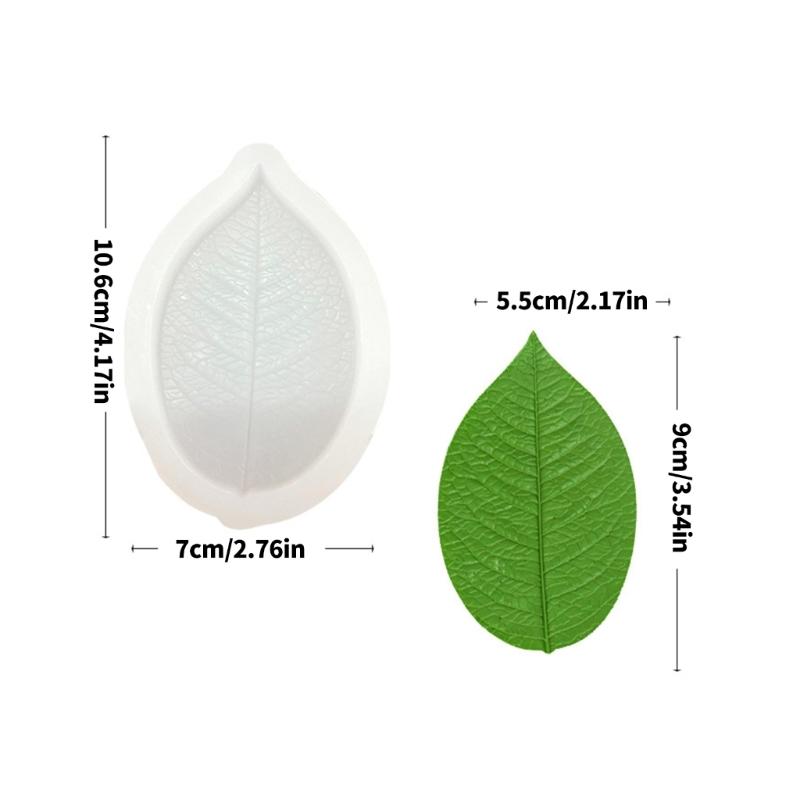 Leaves Shape Silicone Mold Cake Decorating Tool for Cake Chocolate Resin Soap and Candle Making Versatile Baking Tool