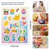 Adorable Cartoon Easter Parent Child Interactive Diy Puzzle Stickers Set For Kids