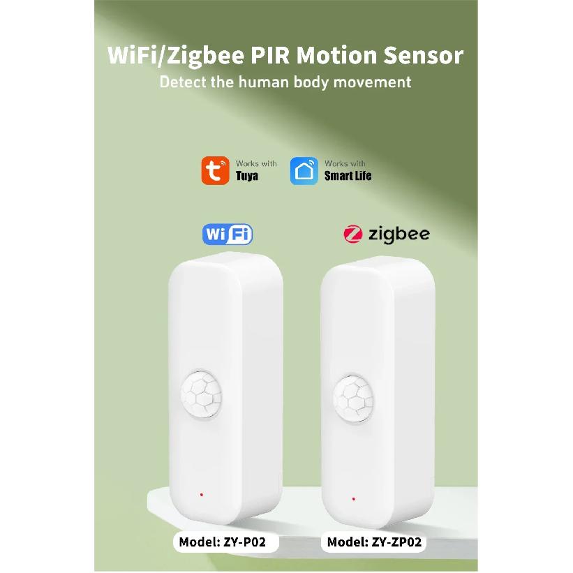 PIR Tuya Zigbee Wifi Motion Sensor Infrared Detector Alarm Sensor Works With Smart Life Tuya Home Assistant Body Sensor
