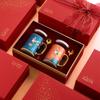 Bone China Couple Pair Of Cups, A Pair Of Water Cups, Afternoon Tea, Guochao Light Luxury Cup Gift Box Set