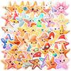 50Pcs/Set Starfish Emoji Series 01 Stickers DIY Fashion Waterproof Doodle Decals Stickers