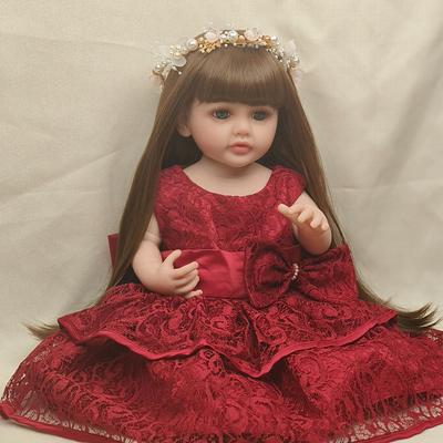 Reborn Baby Doll גוף מלא רך סיליקון Reborn פעוט בובת כמו מציאותי בובות רך מגע מתנה לילדים