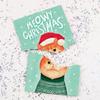 Novo Cartão Musical de Natal Endless Meowy com Glitter