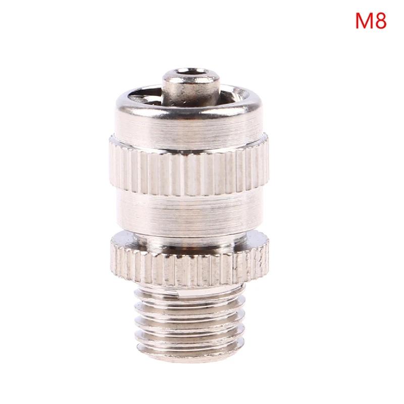 1 Stück M4 M5 M6 M8 Gewinde Vernickelt Messing Spritze Metall Luer-Lock-Adapter Klebstoffspender Verbunden mit Metalladapter