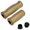 Velo Bicycle Grips Beige Long Short Small [Barrel-Shaped Grips] 127mm/92mm & VLG-617-3A