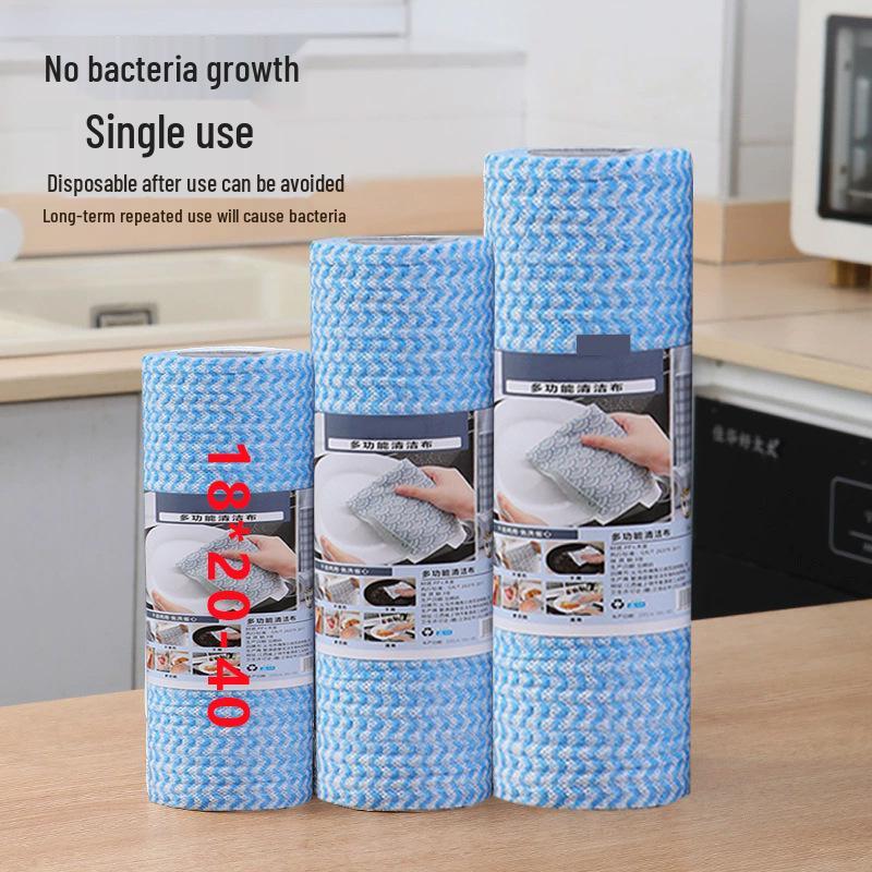 Lavete de bucătărie dublu uz fără scame - Neabsorbante, ușor de curățat, celuloză de lemn de culoare naturală.