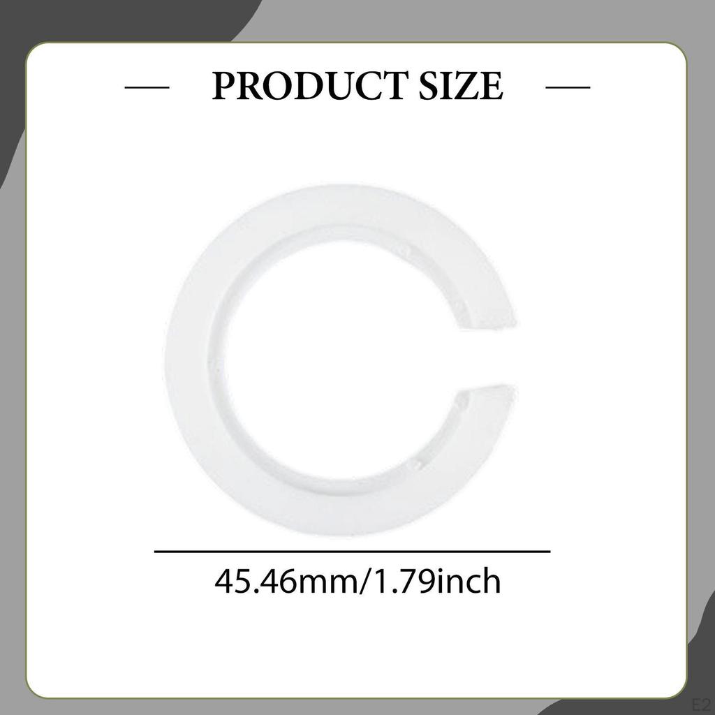10 Pieces Lampshade Reducing Rings Washers Lightweight Repairing Light Shade Snap in Home Office E27