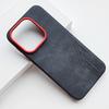 For OPPO Find X9 Pro X9 Case Vintage Color Block Denim PU Plain Leather + Metal Button Cover for Find X 9