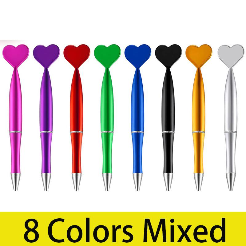16Pcs Heart Ballpoint Pens Heart Shaped Pen Holiday Gift Thank You Gifts Employee Appreciation Gifts for Office School Coworker