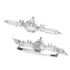 RC Front Rear Axles Complete Set Metal Assembly Kit Axle Drive Shaft for   SCX10 II RC Crawler Car