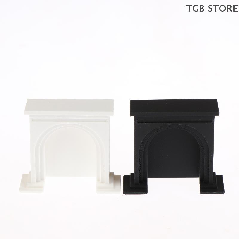 1/12 Mini Fireplace Furniture Model Dollhouse Christmas Scene Decoration Accessories Children Pretend Play Toys
