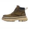 Autumn and Winter New Men's Martin Boots Thick-soled Heightening Outdoor Sports Tooling Shoes Retro High-top Lace-up Trendy Boots