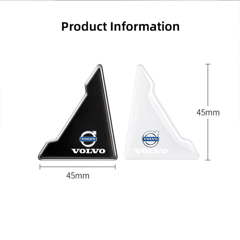 4Pcs Car Door Corner Protector Covers Anti-Scratch Stickers For Volvo XC90 V90 V60 XC60 V40 EC40 EX40 S80 S60 S90 C40 XC40 V70