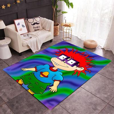 Rugrats: Playtime Chaos Themed Anti-Slip Rugs - Polyester Home Decor, Suitable for Bedrooms, Living Rooms, Doorways, Studios, and Decorations