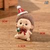 Christmas Series Craft Resin Animal Party Creative Mini Christma Tree Old Girl Kids Cute Gift Home Decoration Supplies Decor