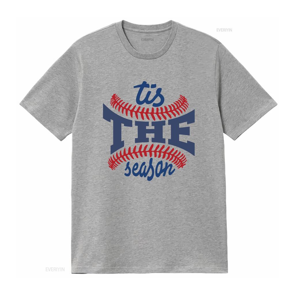 Tis The Season Baseball T Shirt player gifts mom shirts team womens stylish sweaT vintage Washed Slightly homme Casual
