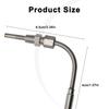 1/8 NPT Type K Thermocouple 1200°C Accessories Adjustable Armored Thermocouple Exhaust Probe High Temperature Sensor