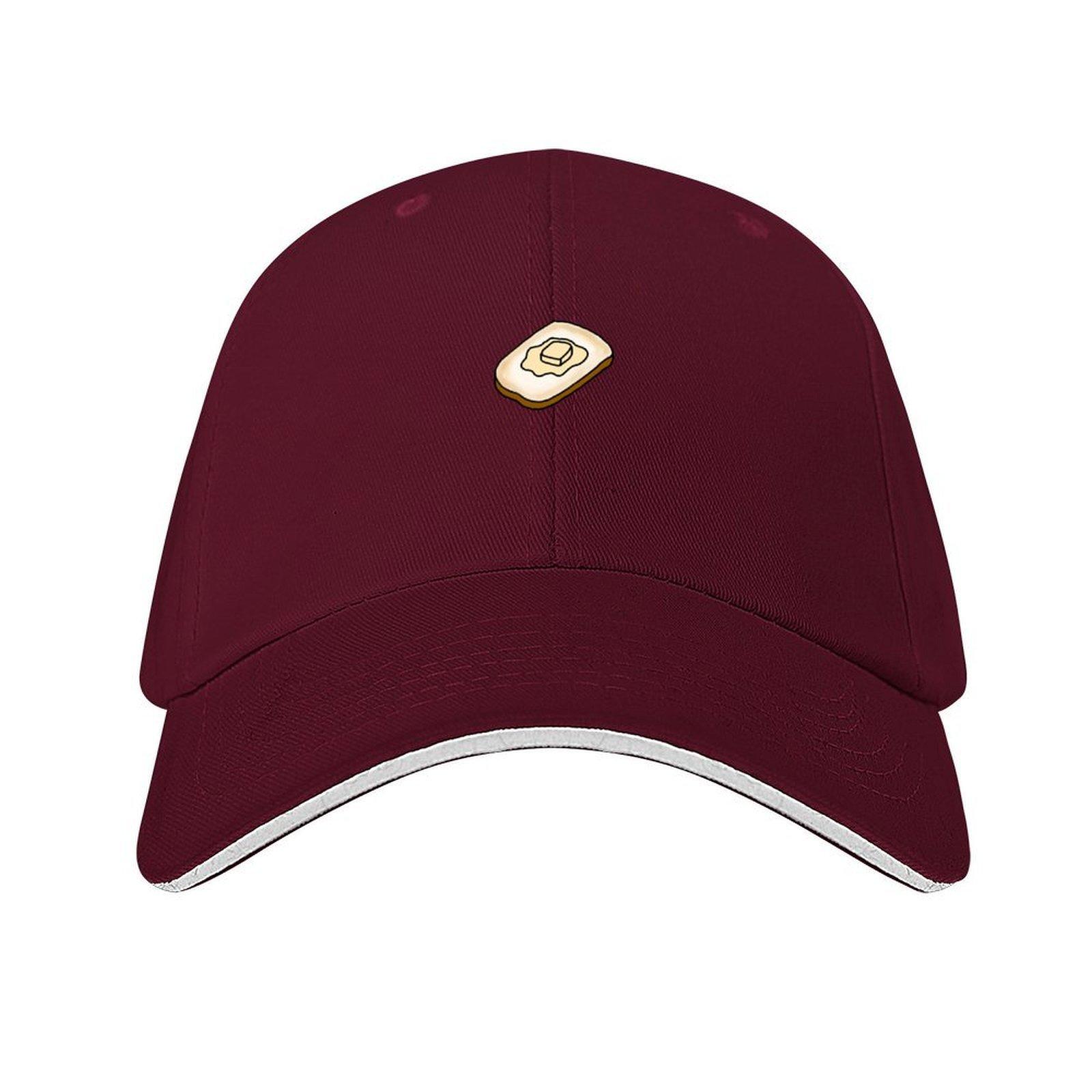 

melting Butter on the bread Baseball Cap hiking hat Rugby New Hat Dropshipping Men Caps Womens