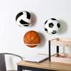 Wall-mounted Basketball Hoop Iron Sports Display Rack for Basketball and Football, Multi-purpose Ball Display Rack