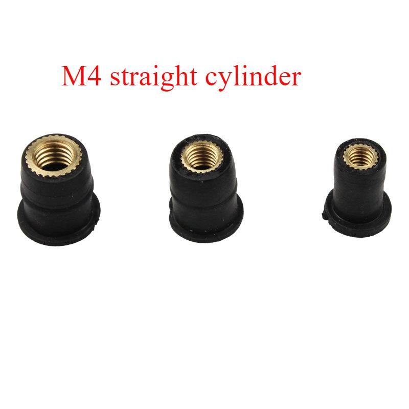 Motorcycle Rubber Expansion Nut Screws Rubber Riveting Fasteners, Modified Windshield Rubber Nuts