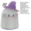 Tap-sensing Night Light Magician Ghost Silicone with Tap Sensing Control, Rechargeable LED Lamp for Unique Holiday Gift Idea Bedroom Kids Room Decor,