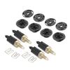 16 Pcs/Set HDI Engine Cover Clip Bolt Bonnet Round Hood Kit Fit For Peugeot 207 406 607 206 Citroen Berlingo C4 C5